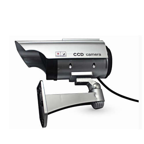 Solar Power camera in/Outdoor Bullet Dummy Fake Security CCTV Solar Camera Simulation Monitor