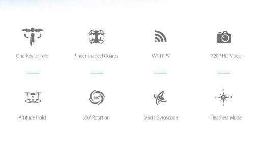 JJRC H43WH WIFI FPV With 720P Camera High Hold Mode Foldable Arm RC Drone Quadcopter