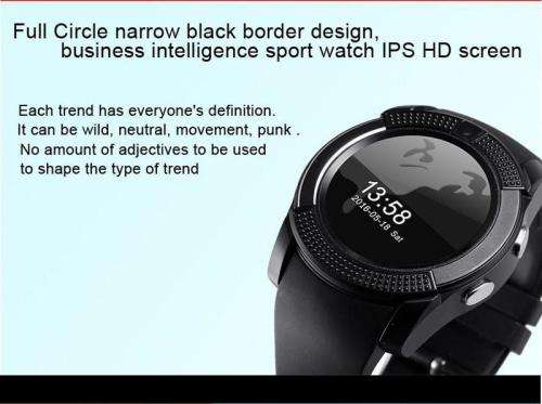 V8 Bluetooth Camera Smart Wrist Watch with sim slot