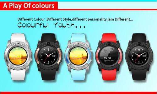 V8 Bluetooth Camera Smart Wrist Watch with sim slot