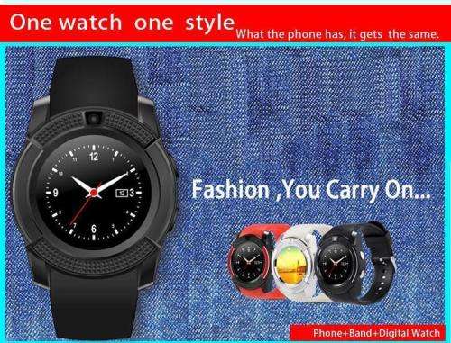 V8 Bluetooth Camera Smart Wrist Watch with sim slot