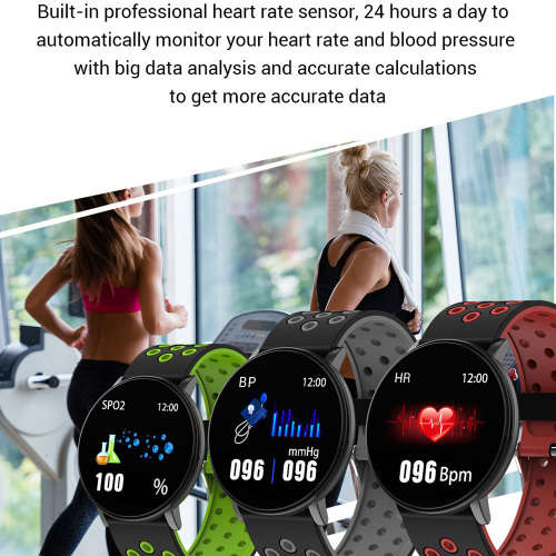 119 PLUS Bluetooth Smart Watch Waterproof Heart Rate Monitor Fitness Tracker