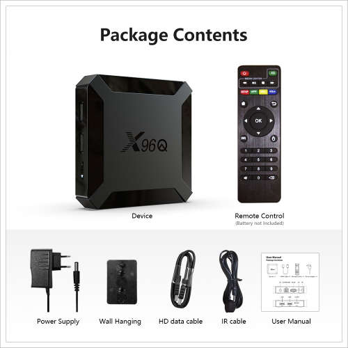 2020 LATEST X96Q H313 Allwinner 1GB/8GM Memory Android 10 TV BOX ShowMax, Netflix, Youtube, etc