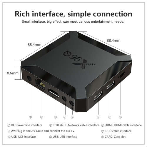 2020 LATEST X96Q H313 Allwinner 1GB/8GM Memory Android 10 TV BOX ShowMax, Netflix, Youtube, etc