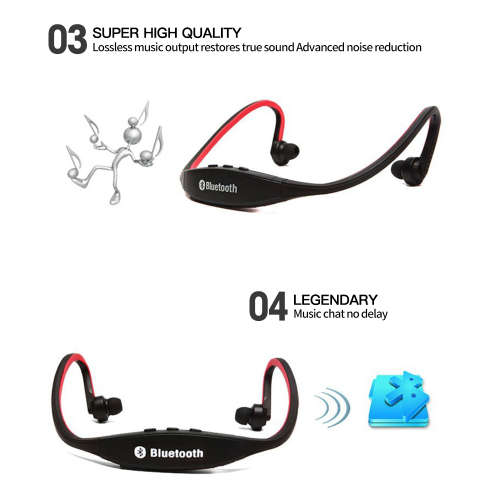 S9 Sports Stereo Wireless Bluetooth V3.0 Headset Earphone Headphone