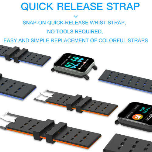 A6 Smart Bracelet Band Heart Rate Blood Pressure Oxygen Fitness Tracker Smart Watch Wristband