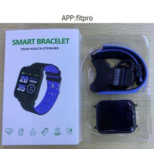 A6 Smart Bracelet Band Heart Rate Blood Pressure Oxygen Fitness Tracker Smart Watch Wristband