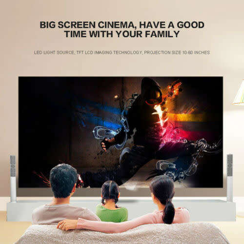 UNIC UC28C Latest mini led video projector HD 1080p support mobile projector, USB, TF Card
