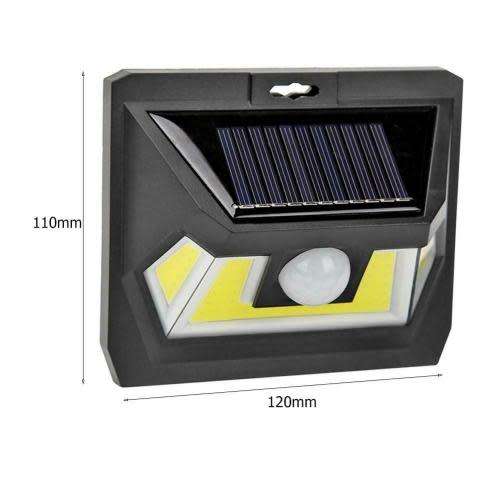 COB 54LED Solar Motion Sensor Wall Light Waterproof Garden Security Lamp