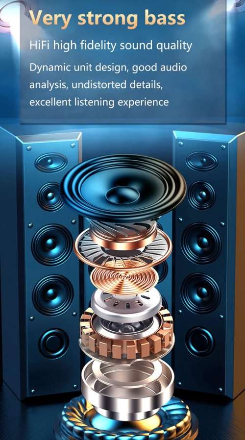 Latest M13 Sport Bluetooth Wireless Earphone with Mirror Clock Flashlight 4 in 1 Tws Earbuds Headset