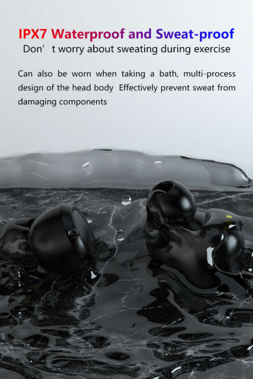 Latest M13 Sport Bluetooth Wireless Earphone with Mirror Clock Flashlight 4 in 1 Tws Earbuds Headset