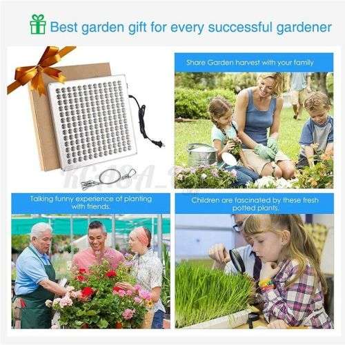 4000W 225 LED Grow Light Plant Hydroponic Full Spectrum Indoor Plant Flower - Need a UK adapter plug