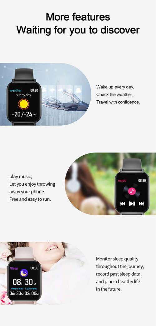 F25 True Body Temperature Waterproof Smart Watch Intelligent heart rate blood pressure