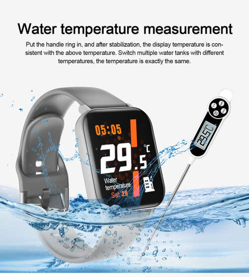 F25 True Body Temperature Waterproof Smart Watch Intelligent heart rate blood pressure