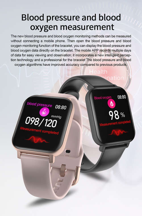 F25 True Body Temperature Waterproof Smart Watch Intelligent heart rate blood pressure