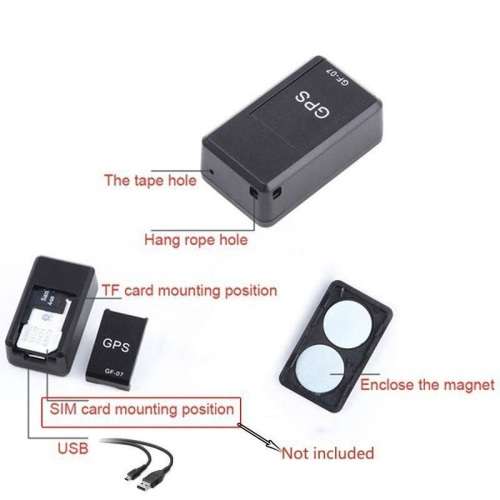 Mini Portable Magnetic GPS Tracker GPRS Locator Anti-lost Recording Global Tracking Device