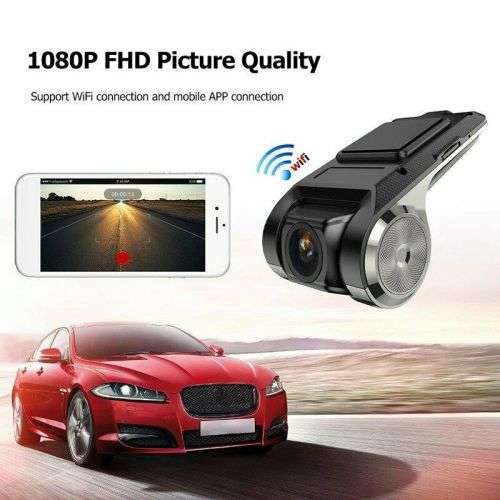 HD 1080P Wifi Car DVR Camera Video Recorder U2 Dash Cam Night Vision G-sensor