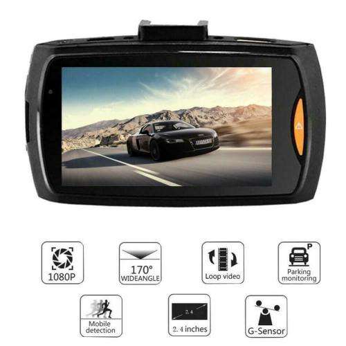 2.4'' Full HD 1080P Dash Cam Car DVR Driving Security G-sensor Recorder Cam