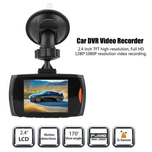 2.4'' Full HD 1080P Dash Cam Car DVR Driving Security G-sensor Recorder Cam