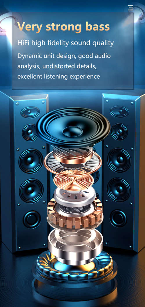 M16 Large-screen LED Digital Display TWS Earbuds Headphone Bluetooth Mobile Phone