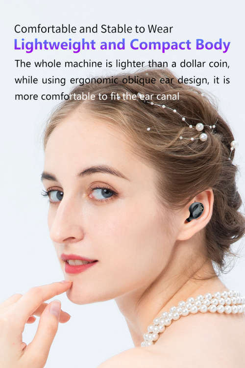 M16 Large-screen LED Digital Display TWS Earbuds Headphone Bluetooth Mobile Phone