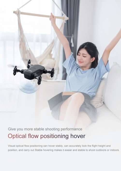 Mini Pocket Drone With 4K 1080P Dual Camera Optical Flow Positioning Foldable RC Quadcopter RTF