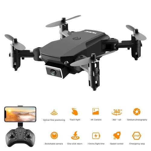 Mini Pocket Drone With 4K 1080P Dual Camera Optical Flow Positioning Foldable RC Quadcopter RTF