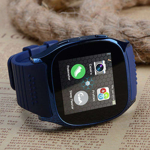 T8 Bluetooth Smart Watch Phone Mate SIM Card Pedometer