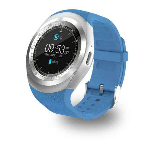 Y1 Waterproof Bluetooth Smart Watch Phone with Sim Card slot - Black
