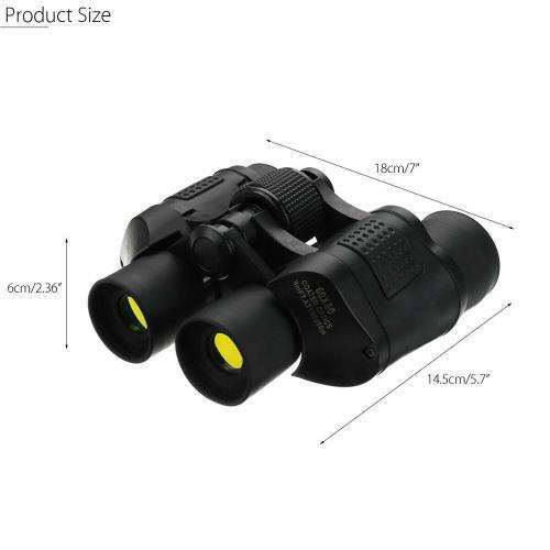 60x60 Military Army Zoom Ultra HD Binoculars Optics Hunting Camping telescope