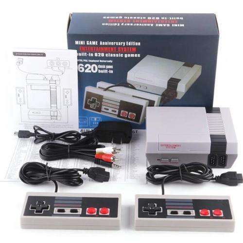 Mini 620 games Console built-in 620 non-repetitive game retro handheld game console home TV video ga