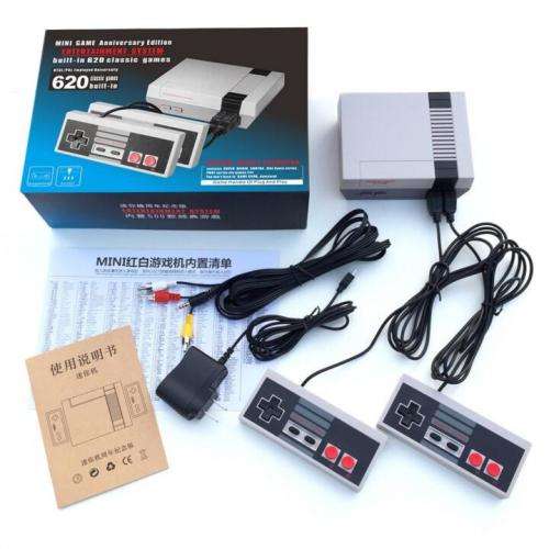 Mini 620 games Console built-in 620 non-repetitive game retro handheld game console home TV video ga