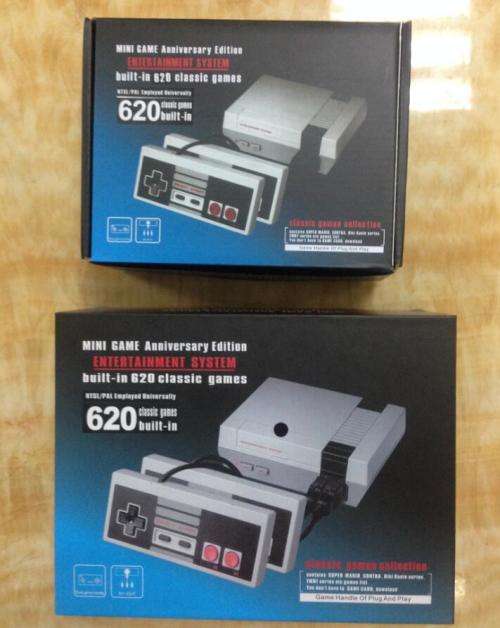 Mini 620 games Console built-in 620 non-repetitive game retro handheld game console home TV video ga