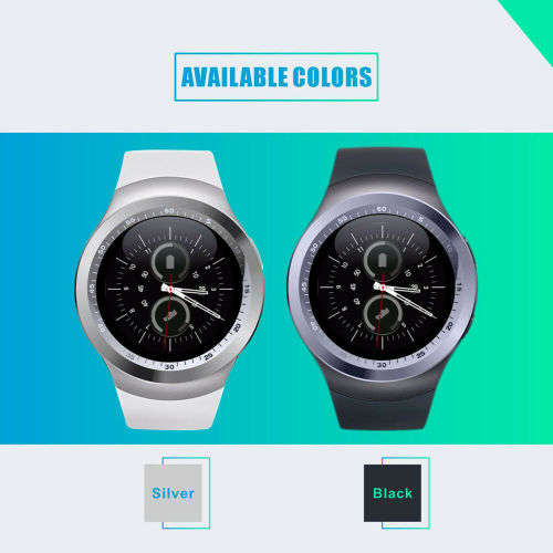 Y1 Waterproof Bluetooth Smart Watch Phone with Sim Card slot - Black
