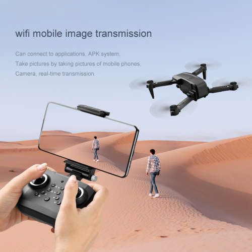Mini WiFi FPV with 4K/1080P HD Dual Camera Altitude Hold Mode Foldable RC Drone with storage bag