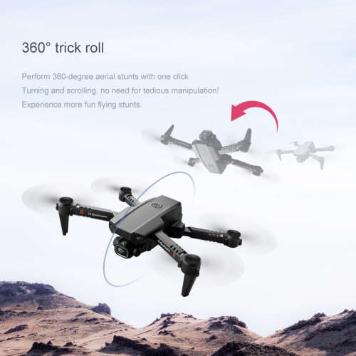 Mini WiFi FPV with 4K/1080P HD Dual Camera Altitude Hold Mode Foldable RC Drone with storage bag