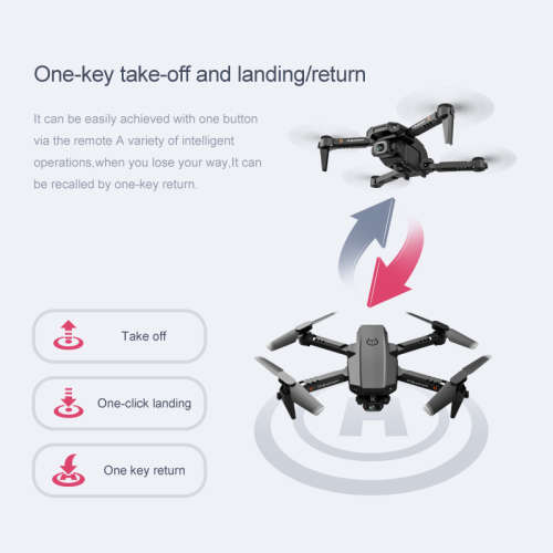 Mini WiFi FPV with 4K/1080P HD Dual Camera Altitude Hold Mode Foldable RC Drone with storage bag