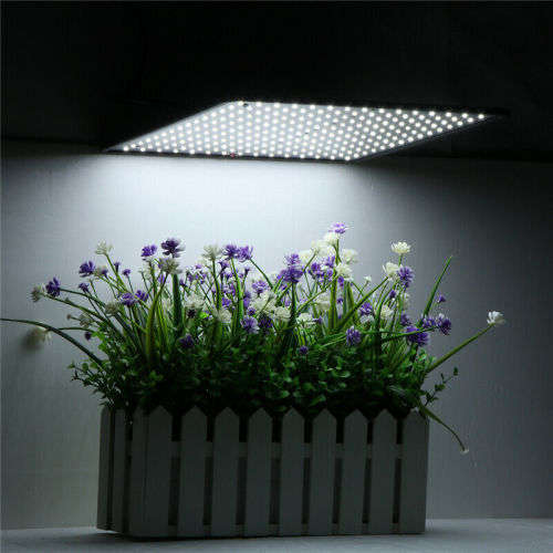225 LED Grow Light Lamp Ultrathin Panel for Hydroponics Indoor Plant Veg Flower AC85-265V