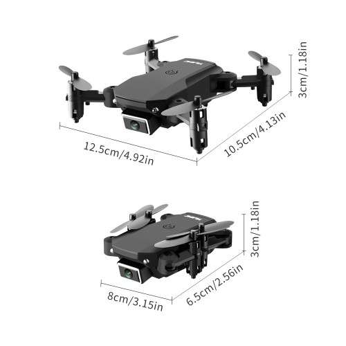 Mini Pocket Drone With 4K 1080P Dual Camera Optical Flow Positioning Foldable RC Quadcopter RTF