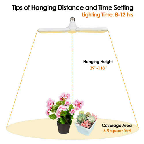 240LED Grow Light E27 Full Spectrum Growing Hydroponic Garage Lamp Bulb for Plant Vegetable AC85-265