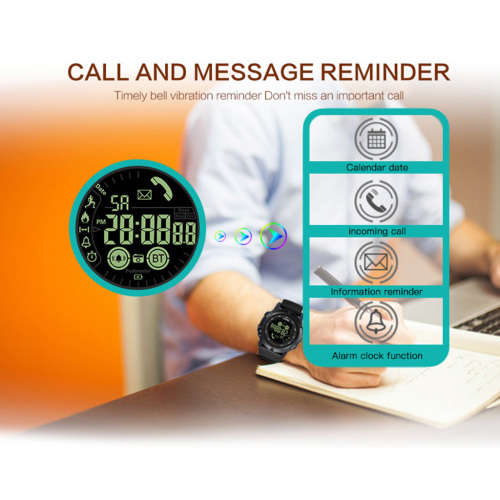 EX17S Waterproof Sport Smart Watch 2 Years Standby for iOS Android