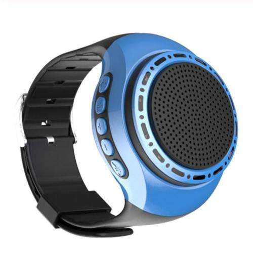 U6 Wrist Watch Bluetooth Speaker Card with Radio FM Portable Outdoor Sports Running LED