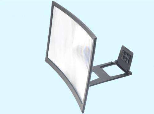 L6 12" 3D Mobile Phone Video Curved Screen Amplifier Magnifier Stand Bracket Holder