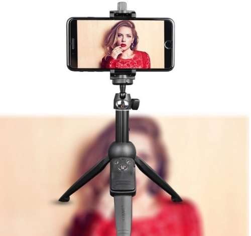 YUNTENG YT-9928 wireless selfie stick tripod Bluetooth remote 37 Inch expandable monopod