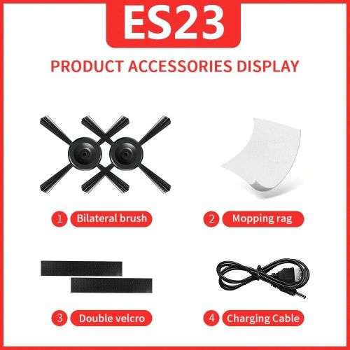 3 in 1 Vacuum Robot Upgrade Automatic Deep Blind Spot Clean Wireless Sweep - Black and White