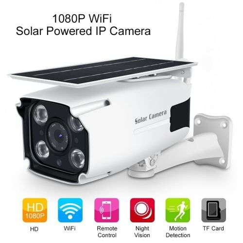 Wireless WIFI 1080P HD Solar IP Security Camera YN88-Wifi IR Outdoor Night View Waterproof