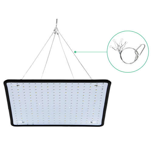 AC85-265V 35W 256 LED Ultra Thin Full Spectrum LED Grow Light Quantum Plant Light