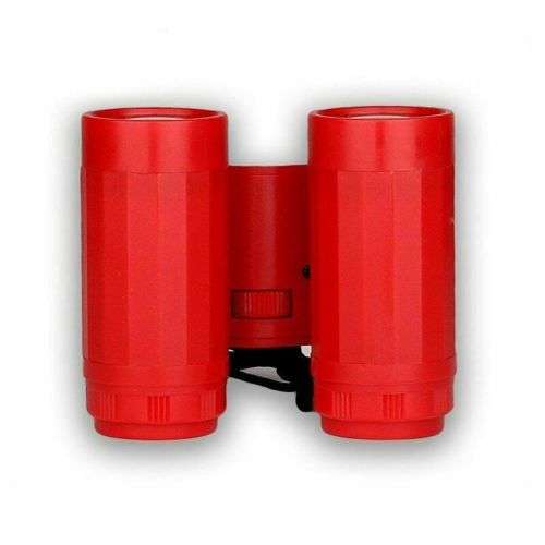 Kid's 2.5 x 26 Magnification Toy Binocular Telescope + Neck Tie Strap  Black, Red, Blue and Yellow