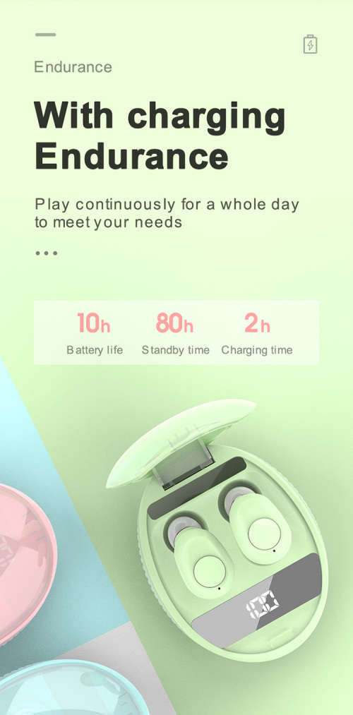 L30 TWS Earphones BT 5.0 Earphone TWS Matte Macaron Earbuds With Mic Charging Box