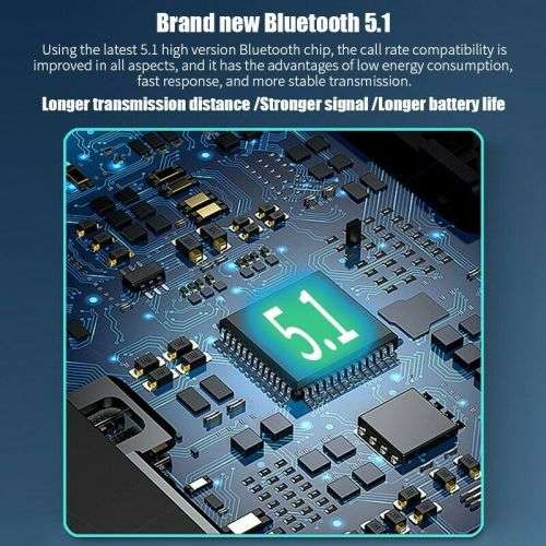 N26 TWS True Wireless Earphone Upgrade BT V5.1 Headsets LED Touch Control Earbuds